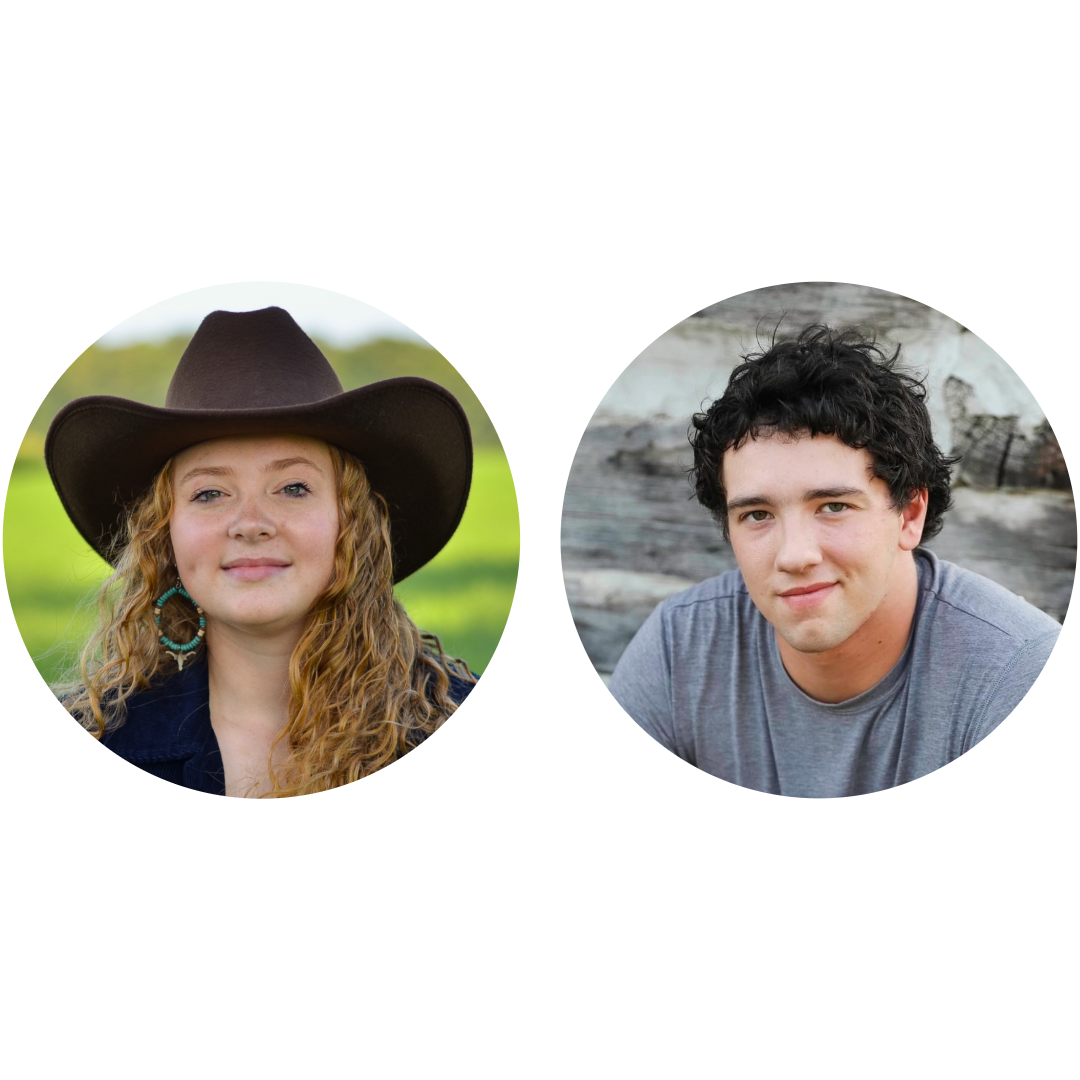 Cassidy Finke and Charles McGlynn's senior photos.